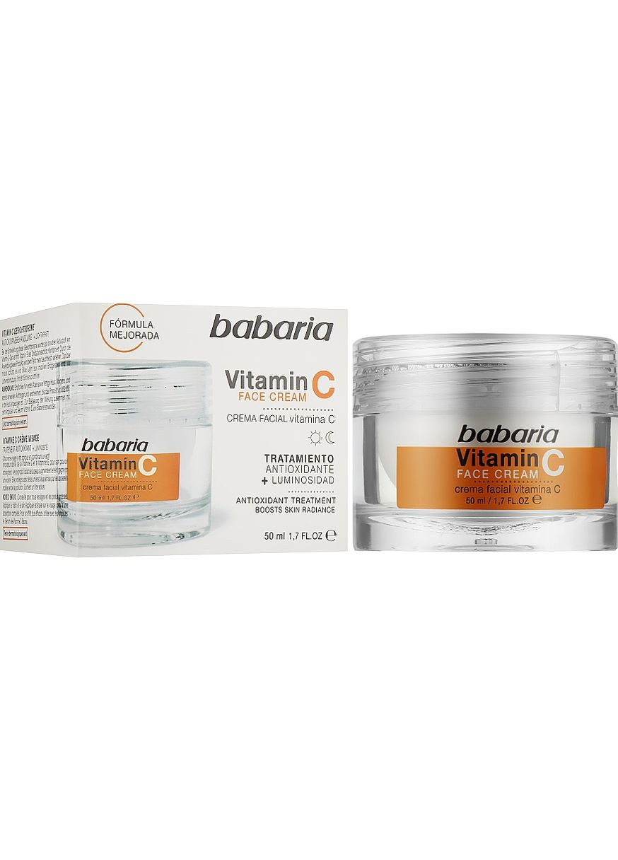 Крем для обличчя з вітаміном С Face Cream Vitamin C 50ml (948388-74325) Babaria (369135294)