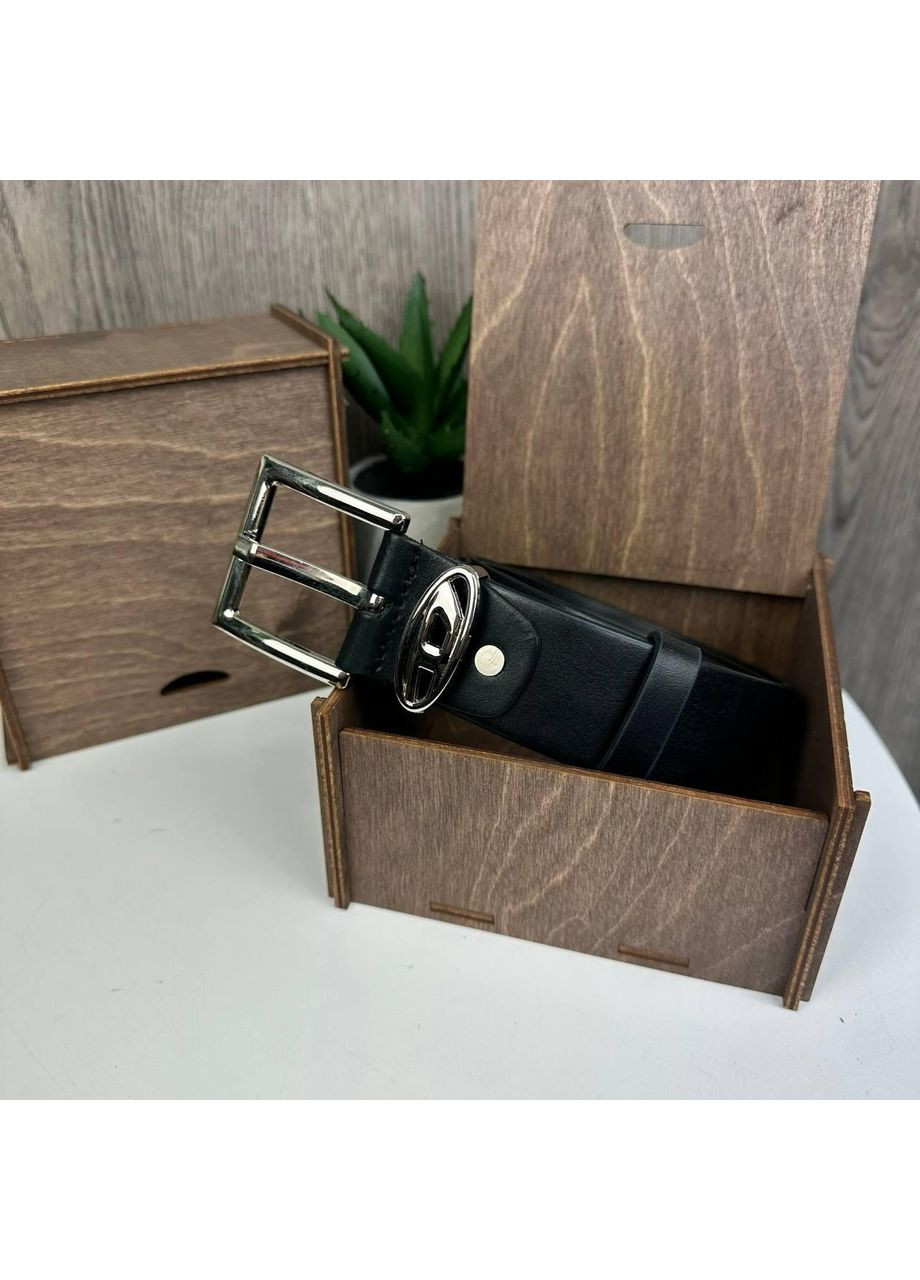 Жіночий ремінь шкіряний з натуральної шкіри пояс для жінок класичний чорний ProDobro (363136304)