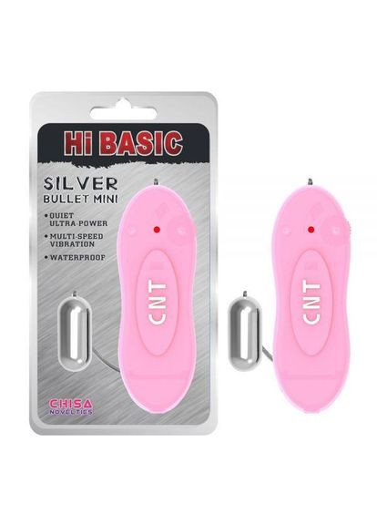 Вибропуля Silver Bullet CNT Mini, PINK Chisa (303877450)