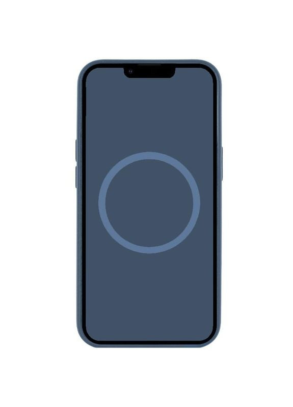 Чохол Silicone case (AAA) з Magsafe та анімацією (button) для Apple iPhone 16 Pro Max (6.9") Синій Epik (372499457)