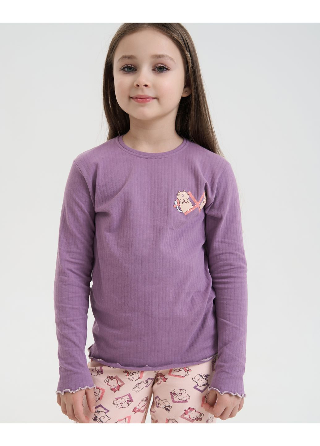 Фиолетовая пижама на девочку-подростка Nicoletta
