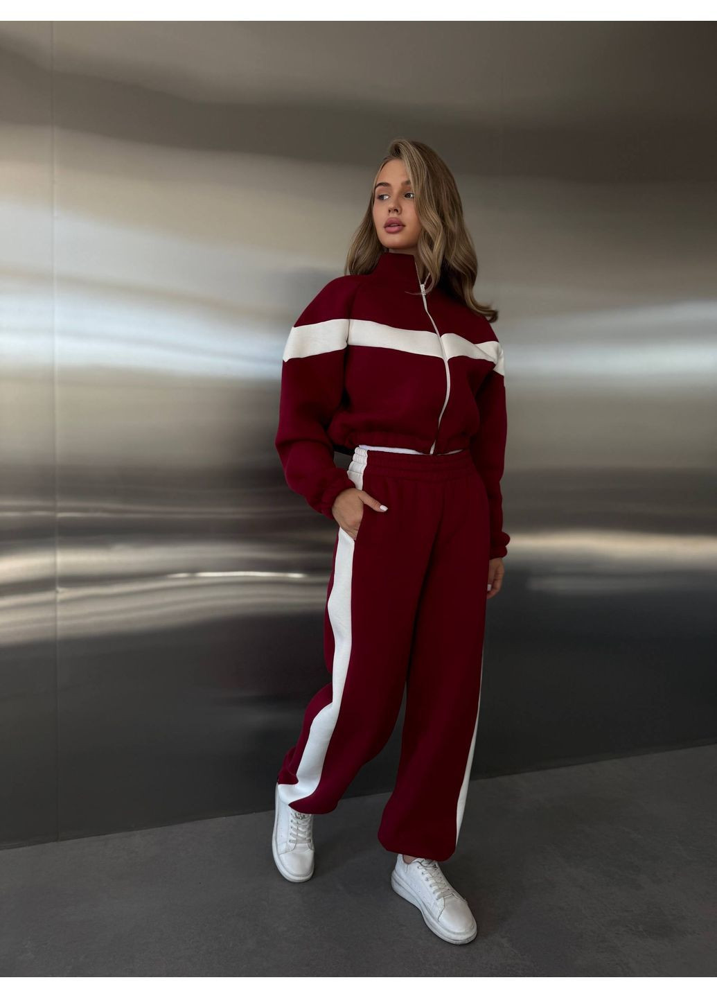 Качественный и стильный костюм с акцентными вставками 💙 Luna (363233396)