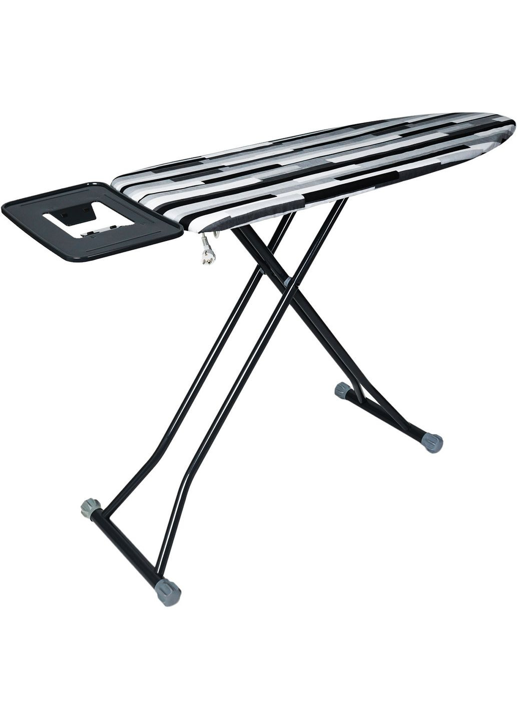 Гладильная доска LIME 118 х 38 см моноблок с розеткой Черно-серая (EH11838MPL-2) EUROHOME (322127304)