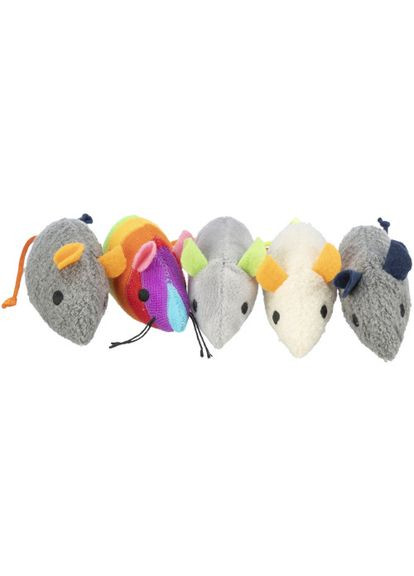 Іграшка для котів миша плюшева з котячою м'ятою, 7 см Trixie (336143890)