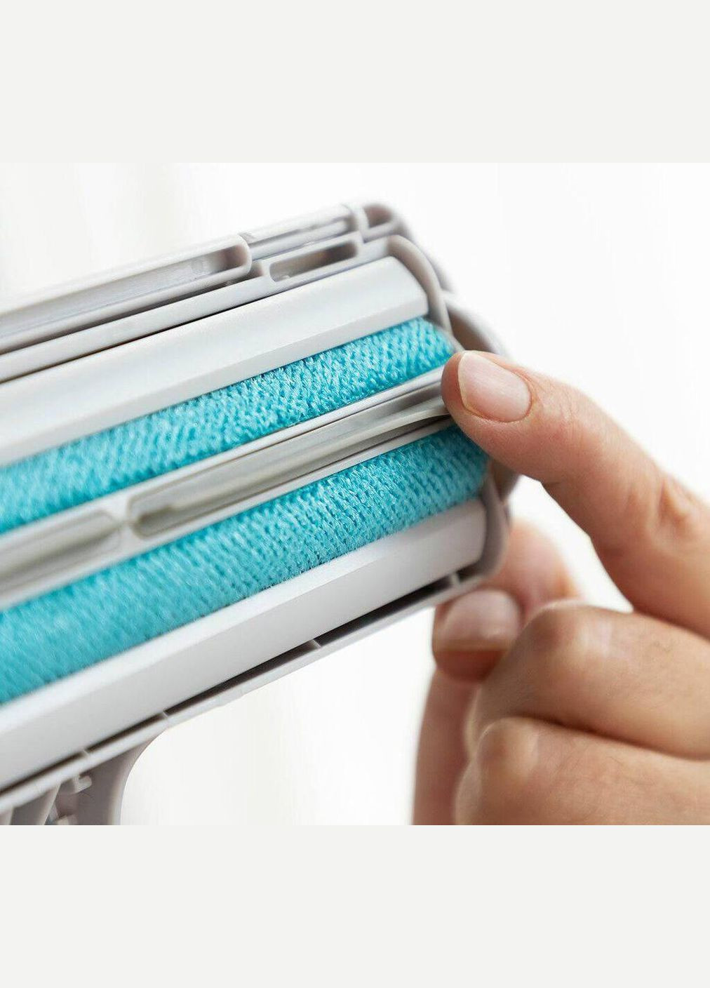 Щітка ролик для прибирання шерсті тварин, з контейнером для збирання No Brand (306554694)