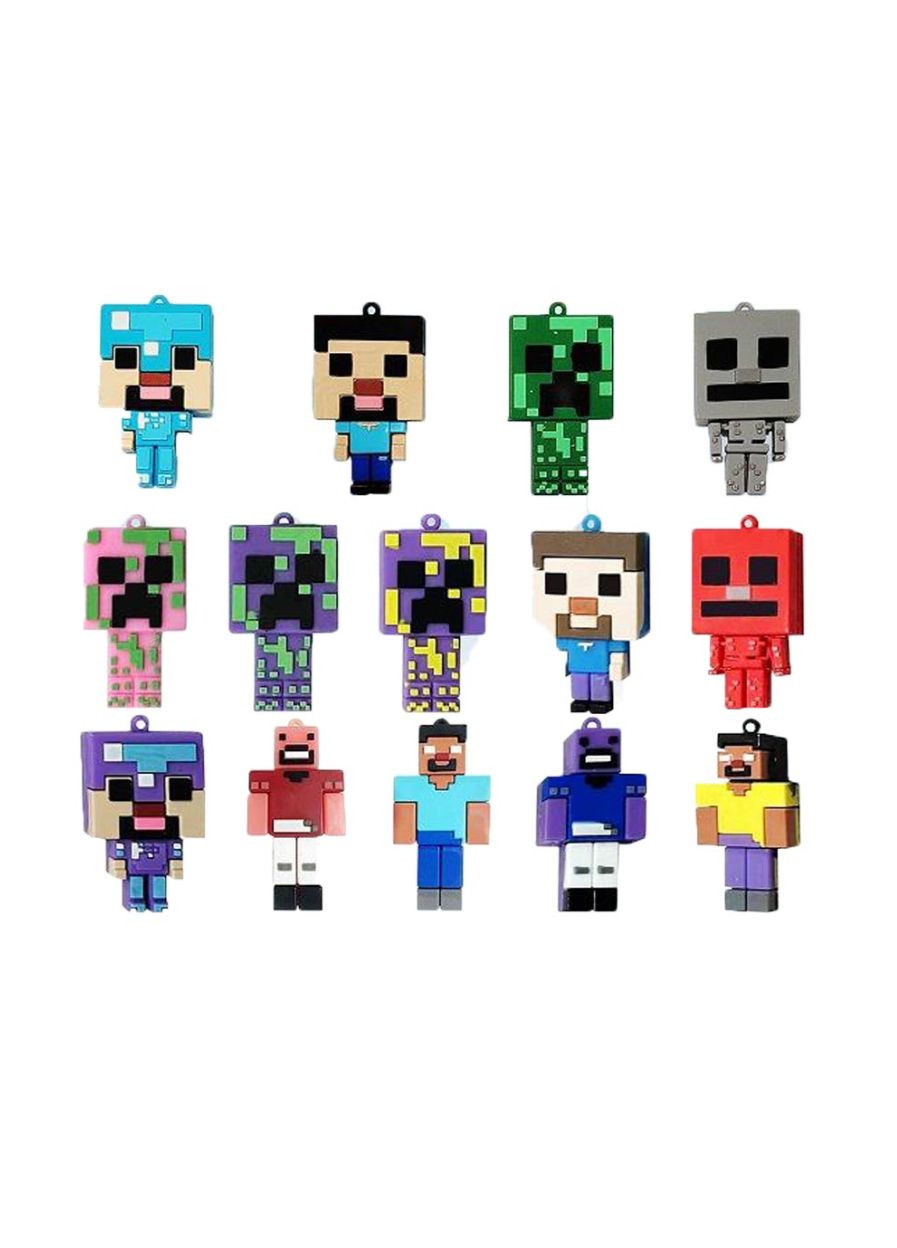 Іграшка фігурка Майнкрафт у пакеті, герої піксельного світу Minecraft + 3 колекційні картки. VTech (333828878)