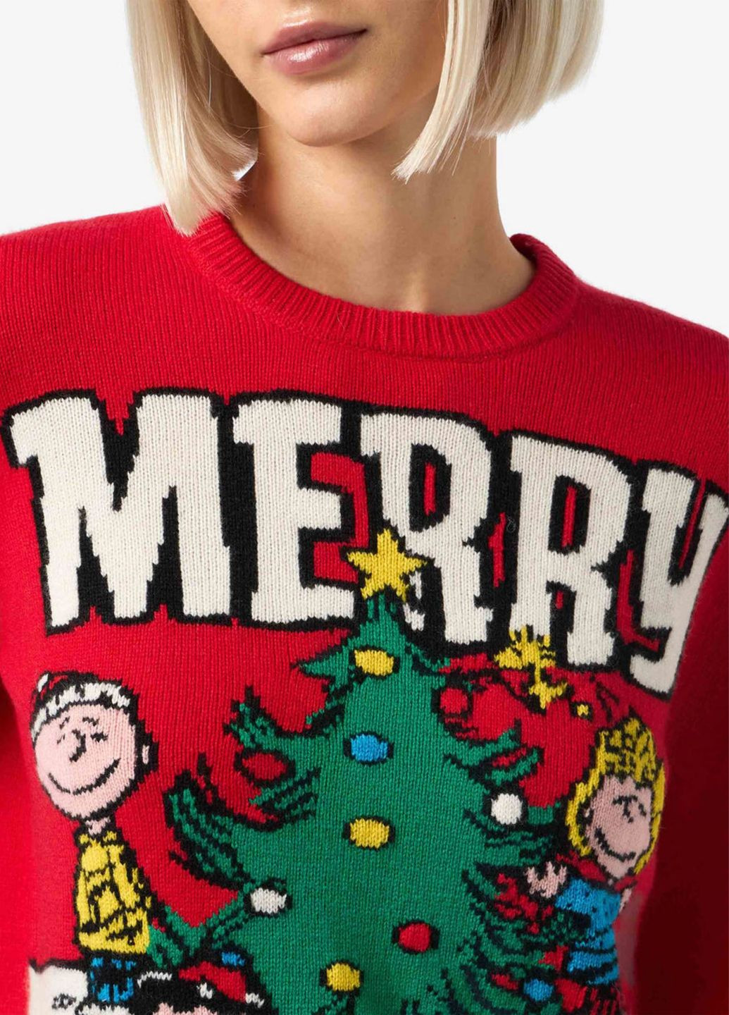 Комбинированный зимний свитер MC2 Saint Barth