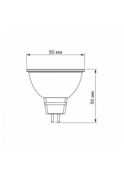 LED лампа MR16e 6W GU5.3 3000K Videx (366218219)