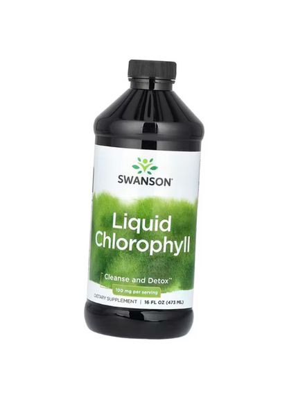 Рідкий Хлорофіл, Liquid Chlorophyll 100, 473мл (70280072) Swanson (360620364)