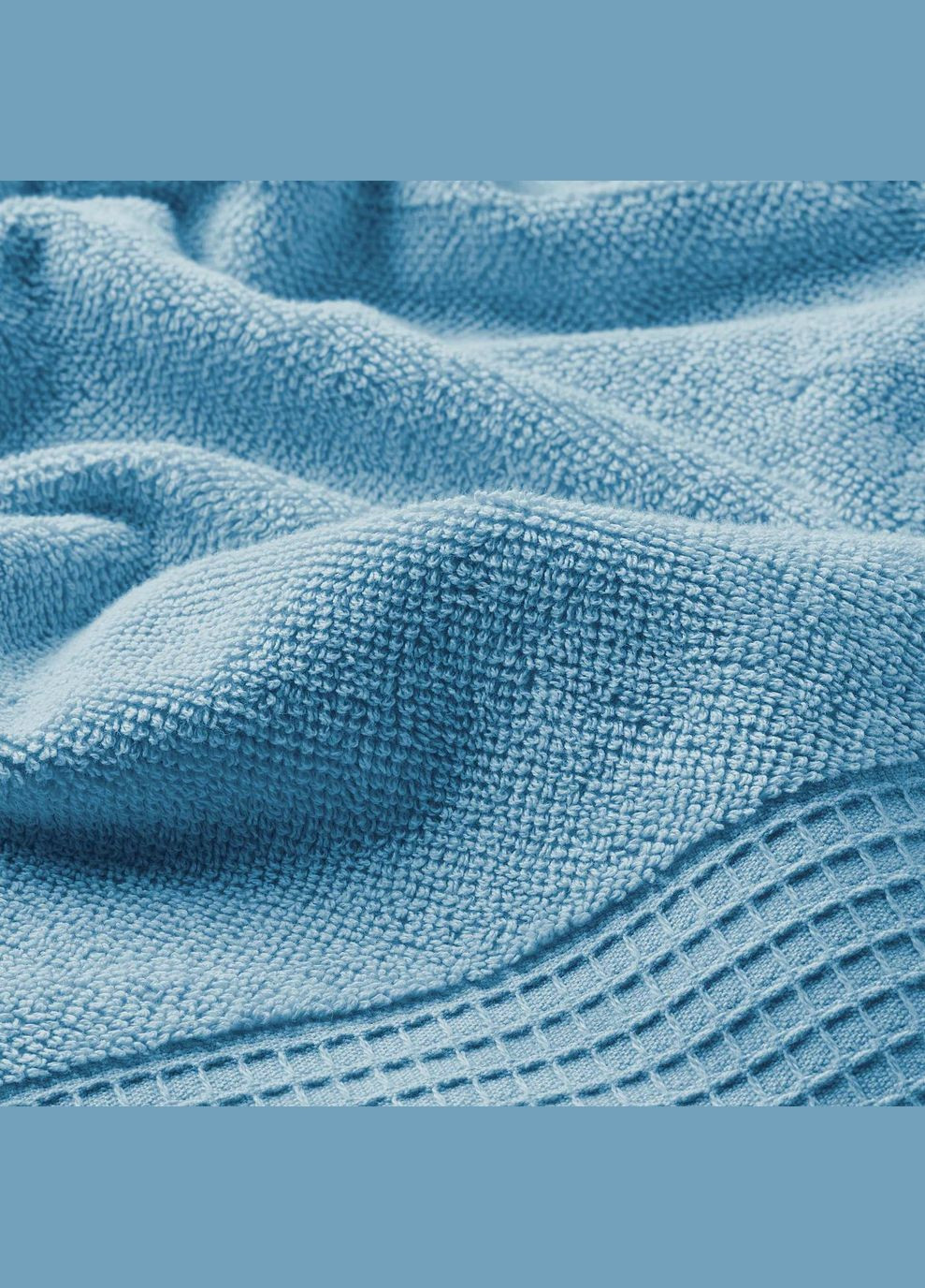 Полотенце для рук ИКЕА Синий IKEA бирюзовый