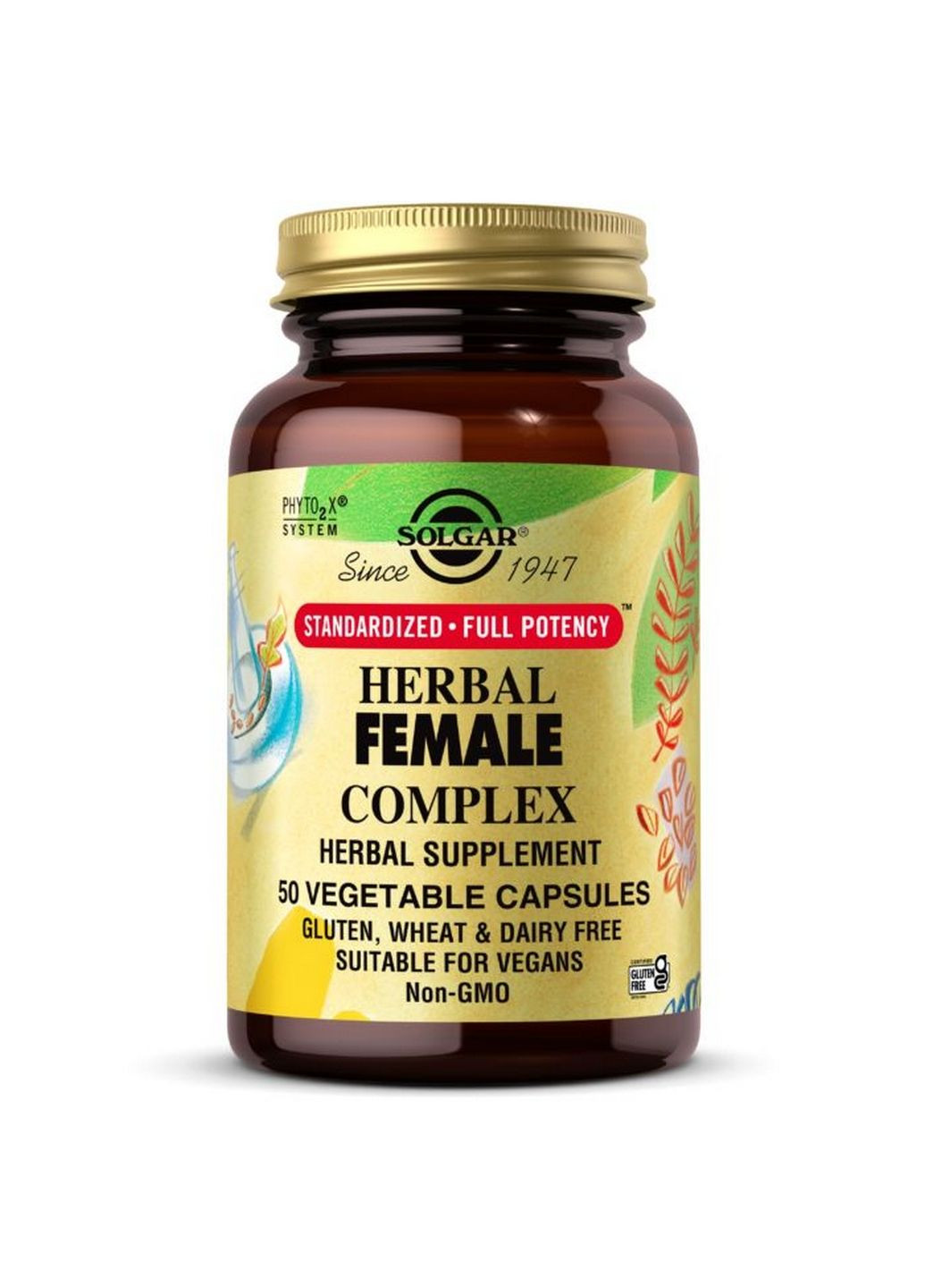 Натуральная добавка SFP Herbal Female Complex, 50 вегакапсул Solgar (293420721)