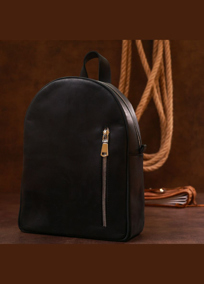 Універсальний вінтажний жіночий рюкзак 16328 Чорний Shvigel (328449828)