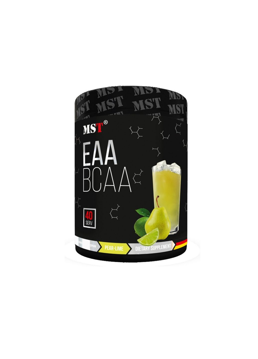 Аминокислота BCAA EAA Zero, 520 грамм Груша-лайм MST (293482984)