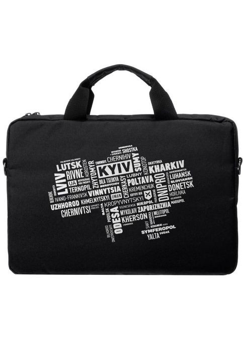 Сумка для ноутбука (NB1502UWBK) Vinga 15.6" NB1502 Black, white print (295929685)