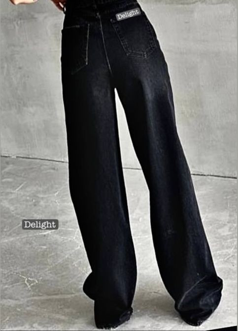 Трендовые джинсы Багги Палаццо отменного качества No Brand - (316539991)