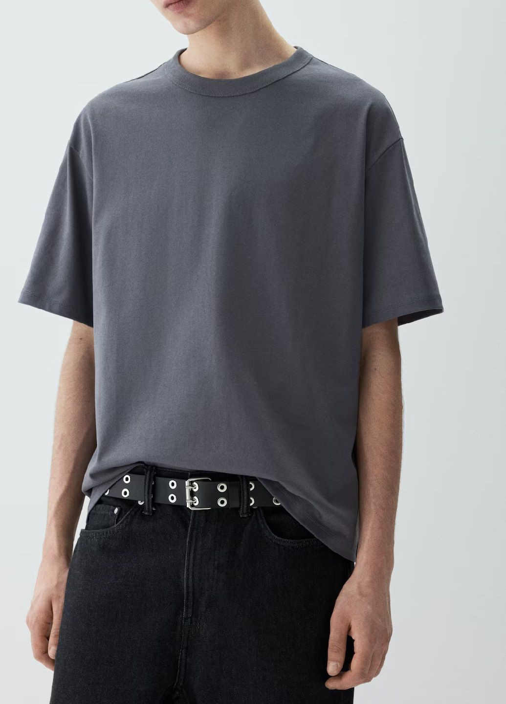 Темно-серая футболка H&M