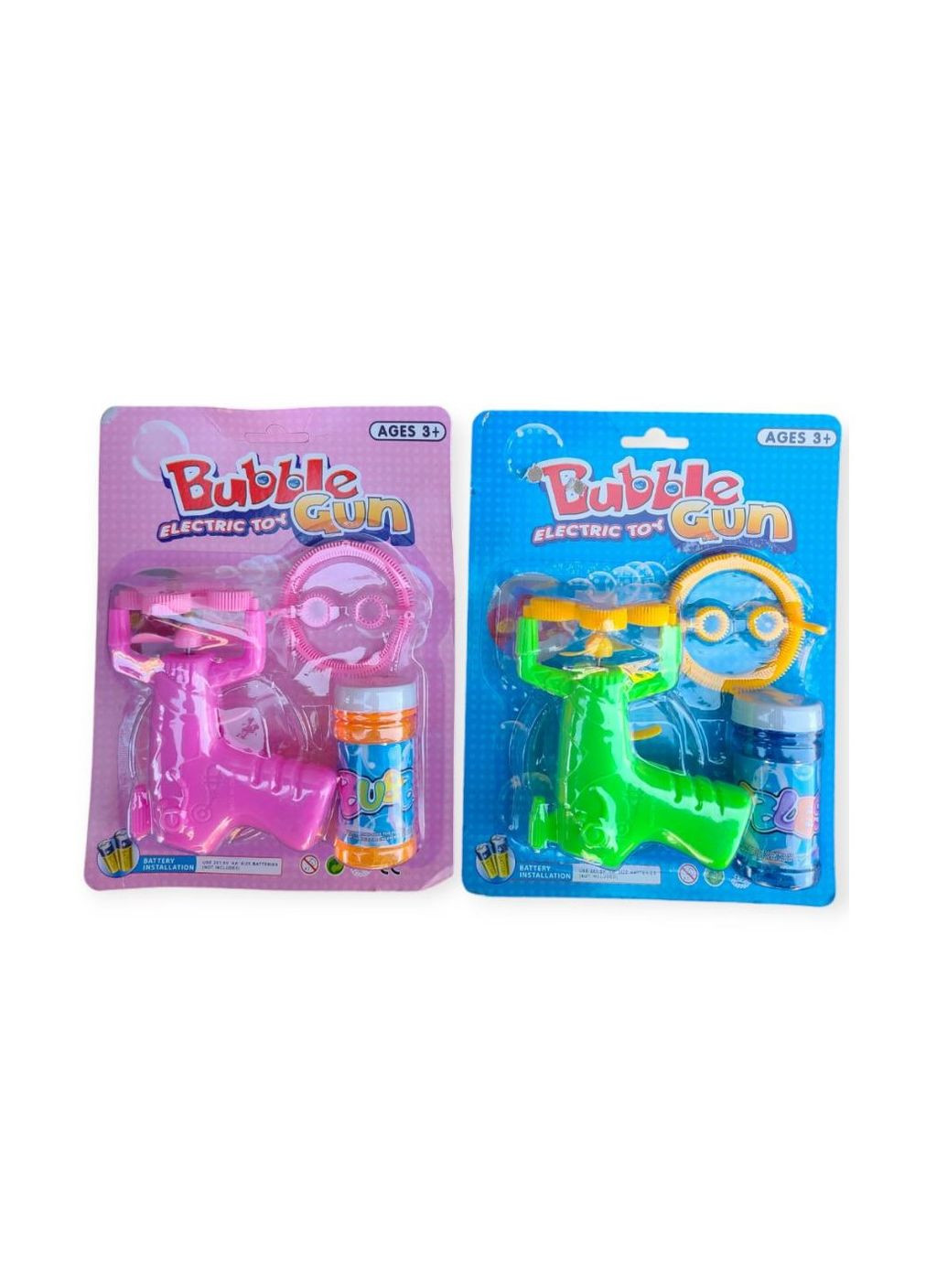 Игрушечный пистолет генератор мыльных пузырей BUBBLE GUN электрический No Brand (330827080)