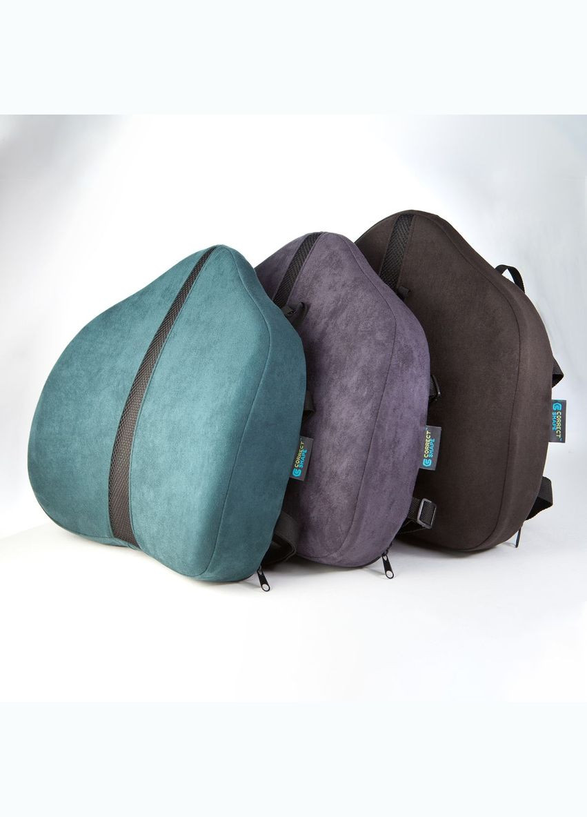 Ортопедическая подушка под поясницу Correct Line MAX, (Украина) изумрудный Correct Shape (333340394)