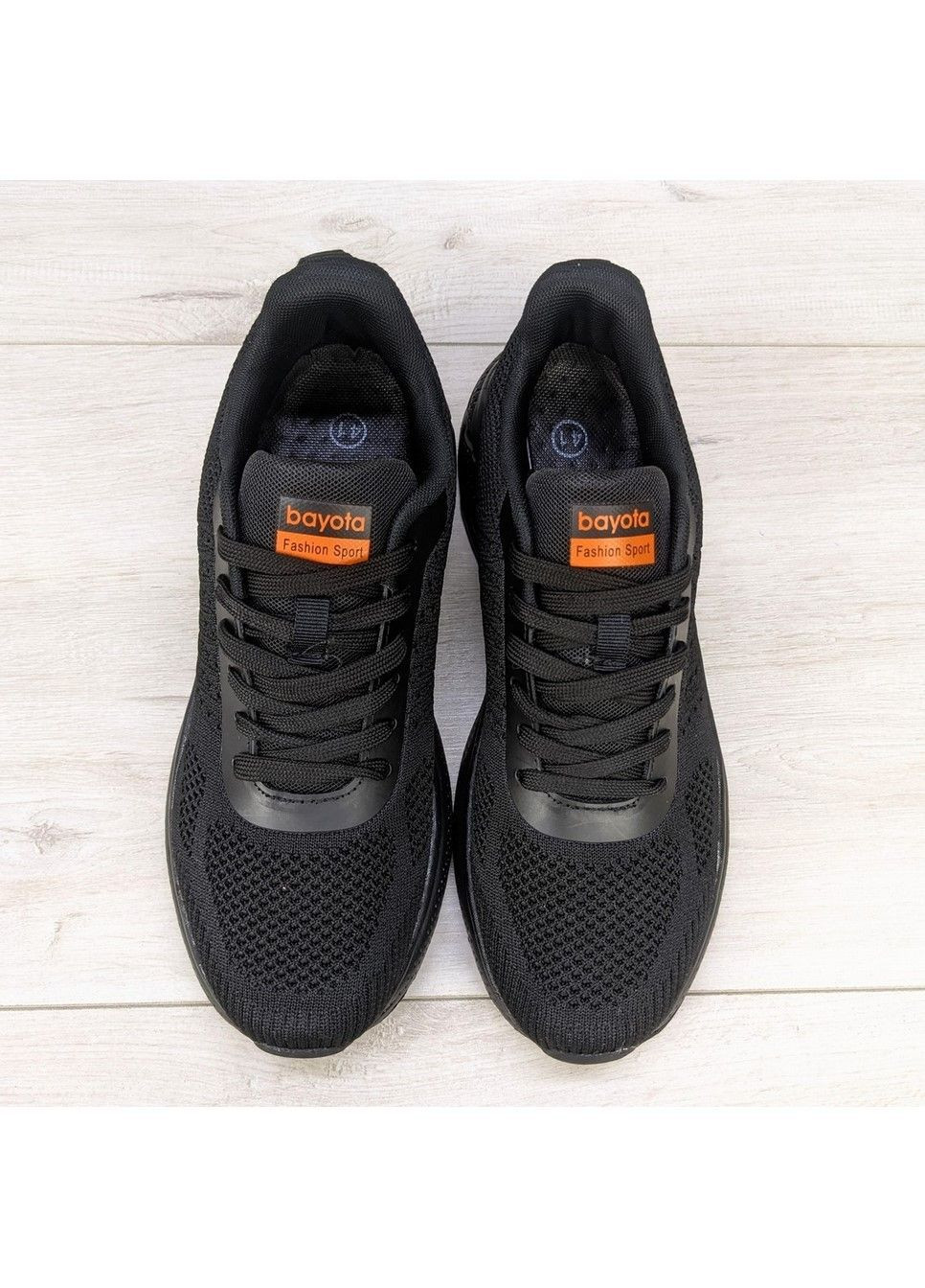 Чорні Осінні кросівки чоловічі текстильні Bayota