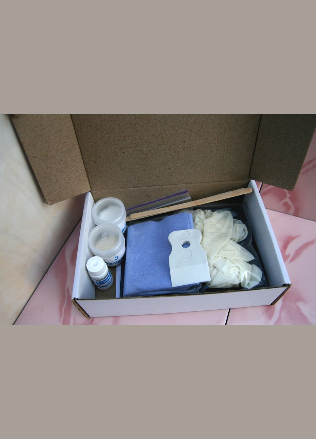 Ремкомплект для реставрации сколов и трещин ванн и сантехники Профи Mirrek (20 грамм) Plastall (363131645)