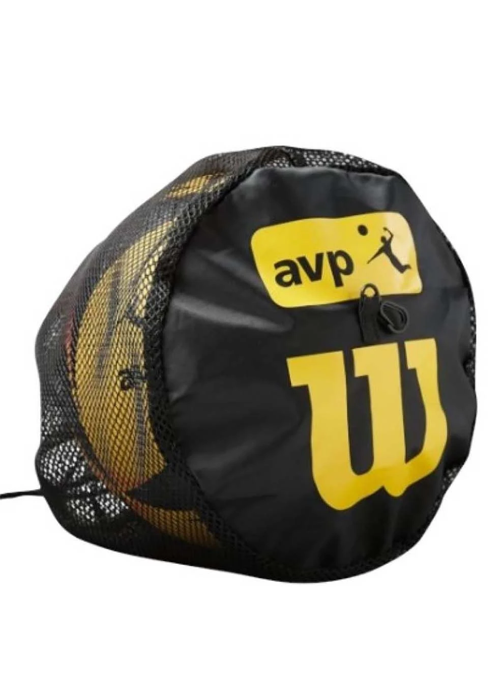 Сумка для м'ячів VOLLEYBALL SINGLE BALL BAG AVP 10л Чорний 25 x 25 x 25 см Wilson (395626247)