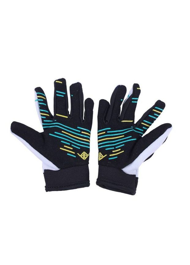 Мотоперчатки ZS04 ТАТА (черный с желтым, голубым, детские, size ) Tata (362604002)