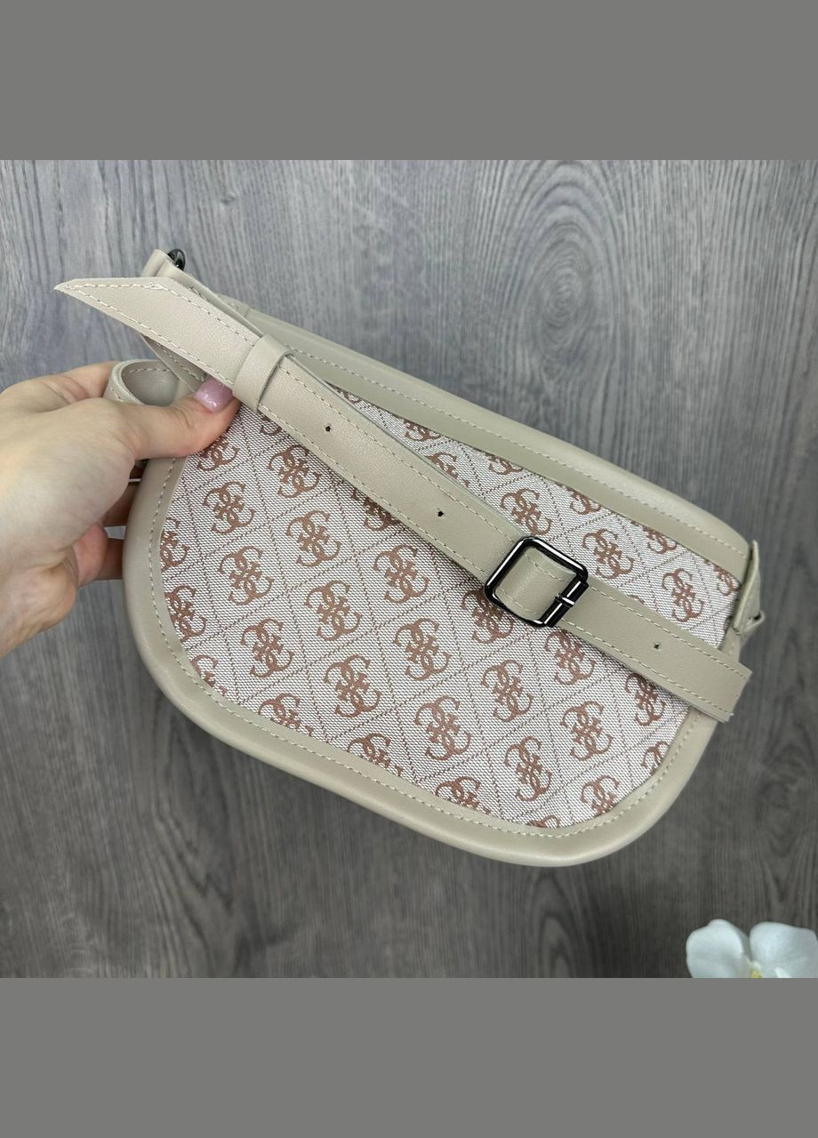 Женская нагрудная бананка Белый (1687ДКб) No Brand сумка (342398909)