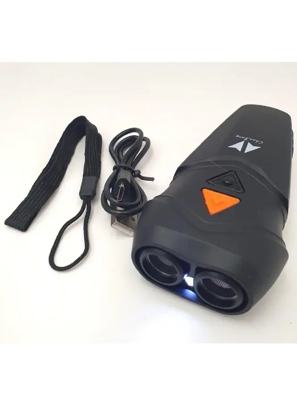 Мощный ультразвуковой аккумуляторный отпугиватель собак два сонара подсветка радиус действия 20 м (476274-Prob) Черный Unbranded (278052287)
