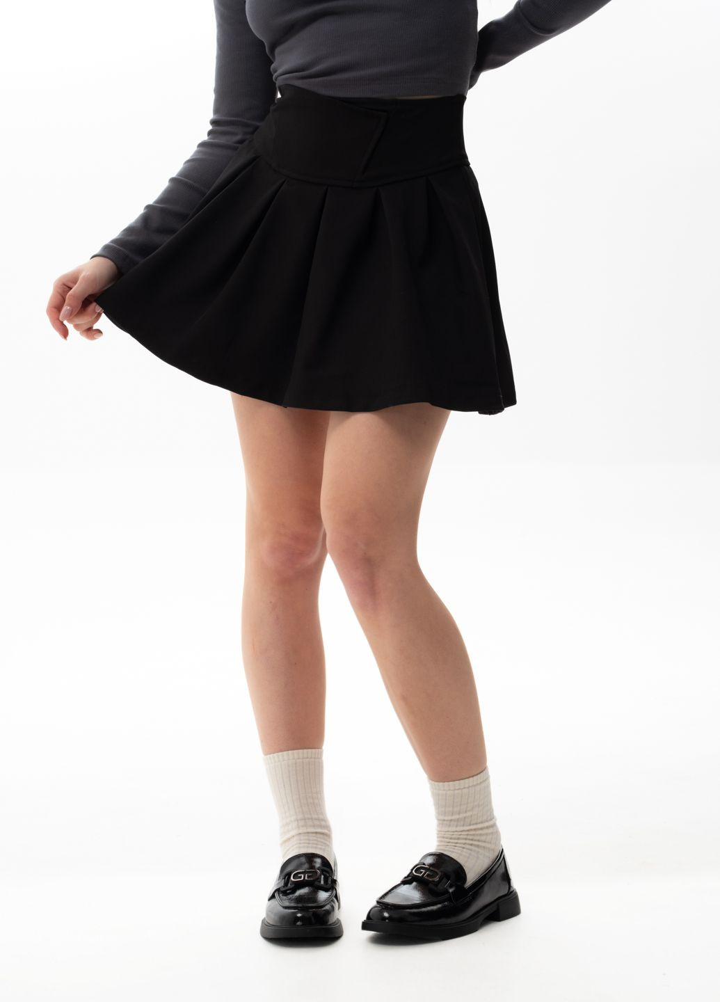 Черная кэжуал женская юбка 345533 Power