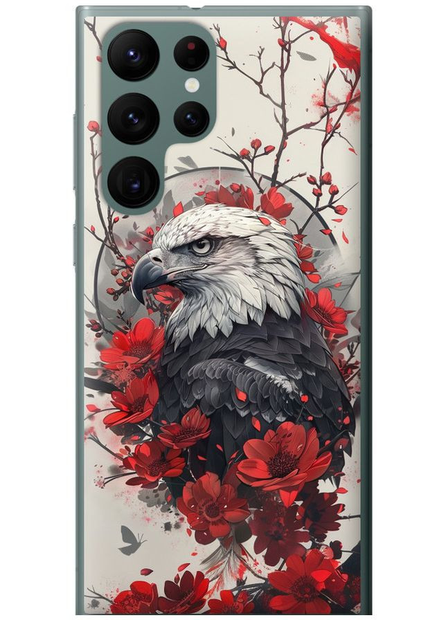 Силіконовий чохол 'Рубіновий орел' для Endorphone Samsung Galaxy S22 Ultra (291125782)