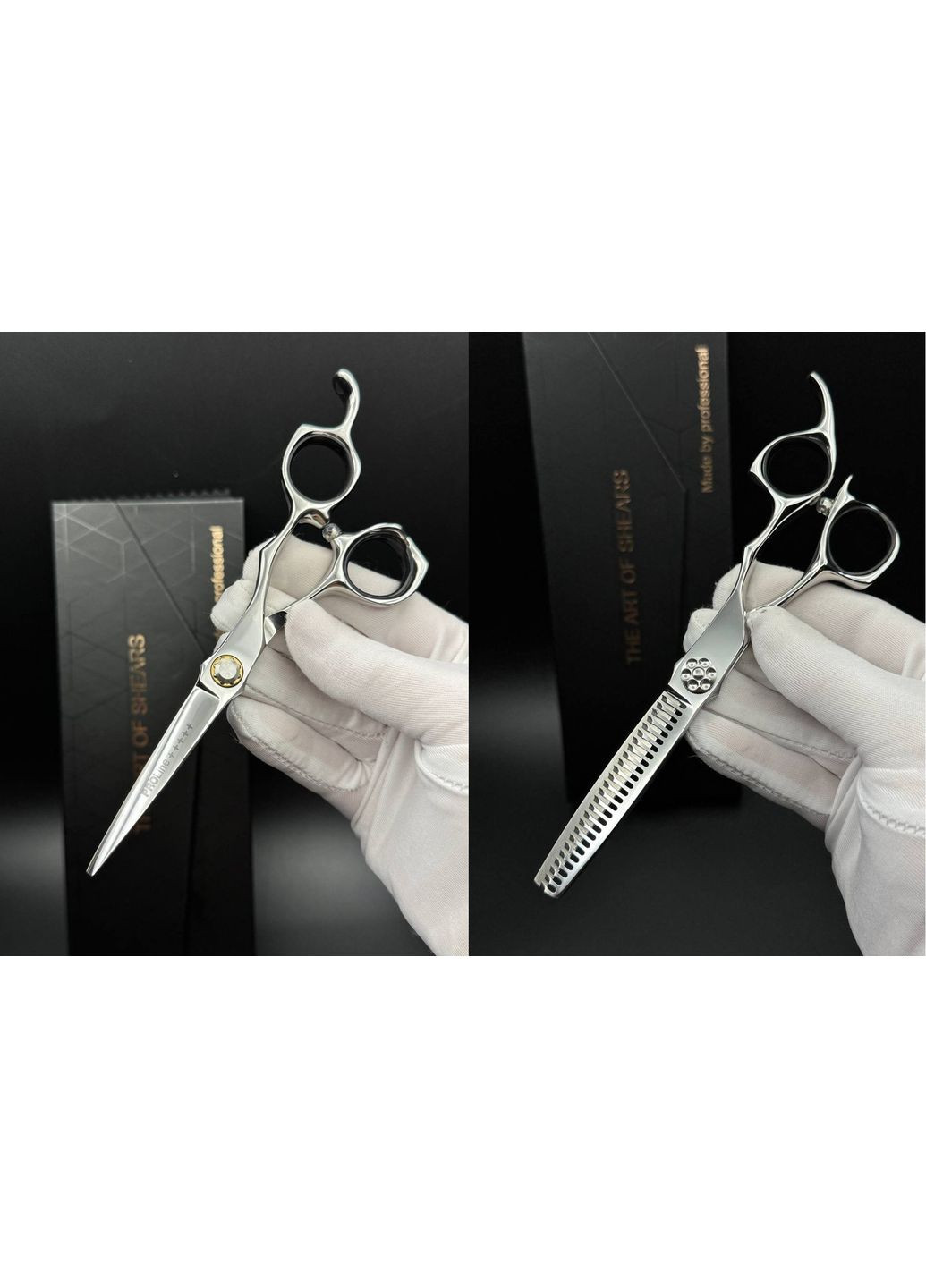 Набор профессиональных ножниц для стрижки и филировочные высочайшего качества, японская сталь Proline (365783166)