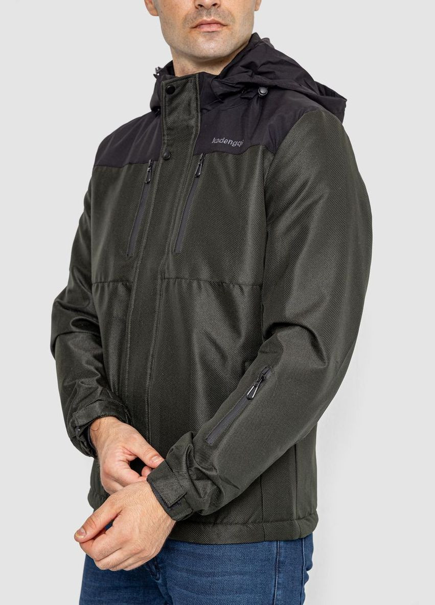 Оливковая (хаки) демисезонная куртка мужская демисезонная Ager 214R22013