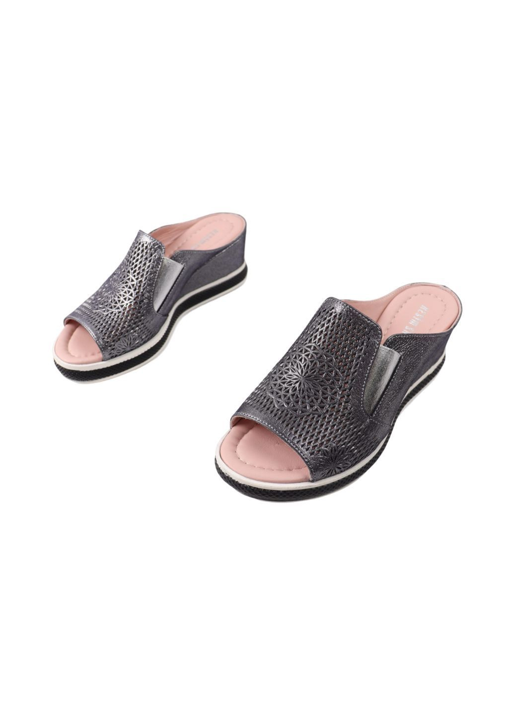 Шльопанці жіночі чорні натуральний сатин Kesim 226-24LSHC (298442115)