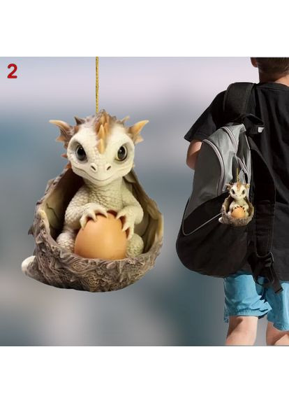 Акриловые 2d подвески в виде яйца дракона No Brand (292867242)