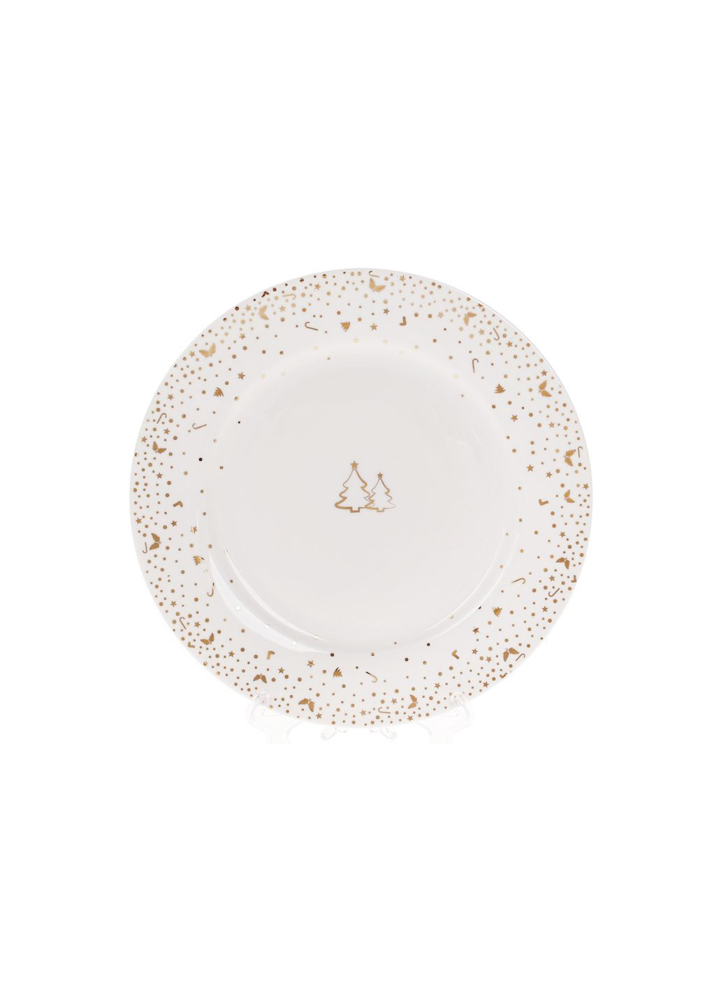 Тарелка десертная фарфоровая "Зимняя Сказка" 19см No Brand (309018790)