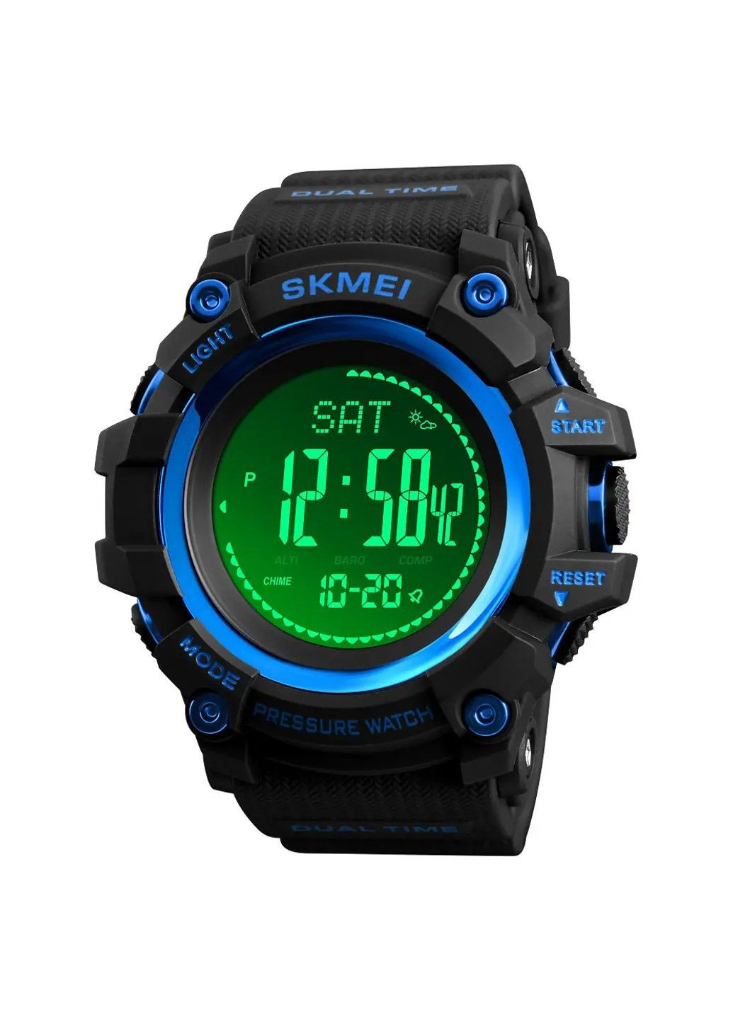 Розумний Годинник Processor з Шагомером і Барометром Синій Skmei (314483378)