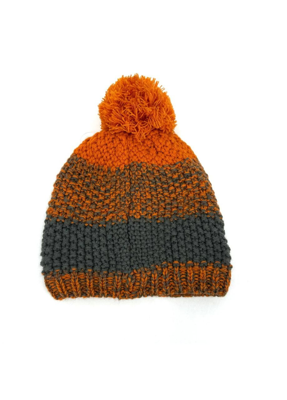 Шапка ст. 898700, оранжево-серый, 53 MaxiMo (357204131)