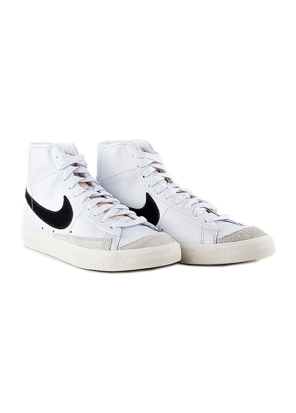 Белые демисезонные кроссовки blazer mid '77 vintage Nike