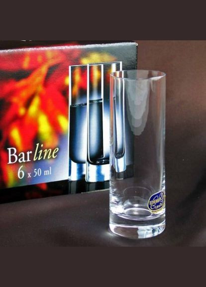Набор рюмок для водки Barline 50 мл 6 шт (25089/050) Bohemia (342375413)