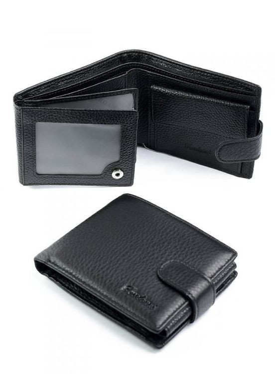 Чоловіче шкіряне портмоне чорне NIUNIU (307363548)