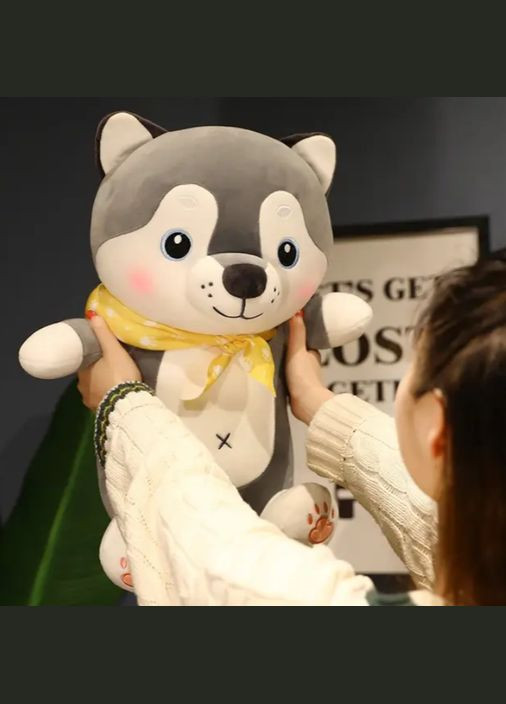 Дитяча м'яка іграшка "Собачка" L1131 іграшка з пледом, розмір 50 см Bambi (364132345)