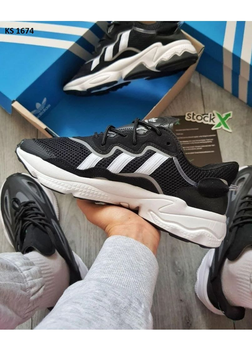 Цветные демисезонные кроссовки мужские adidas ozweego адидас озвиго No Brand