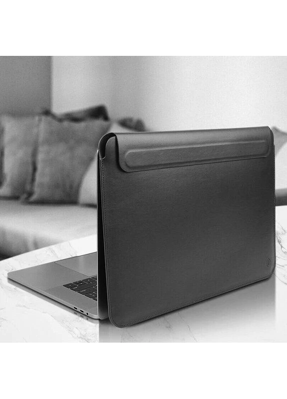 Чохол-кишеня Skin Pro II Leather Sleeve для MacBook Air 15" (2023-2025) Black [159611] WIWU (399208812)