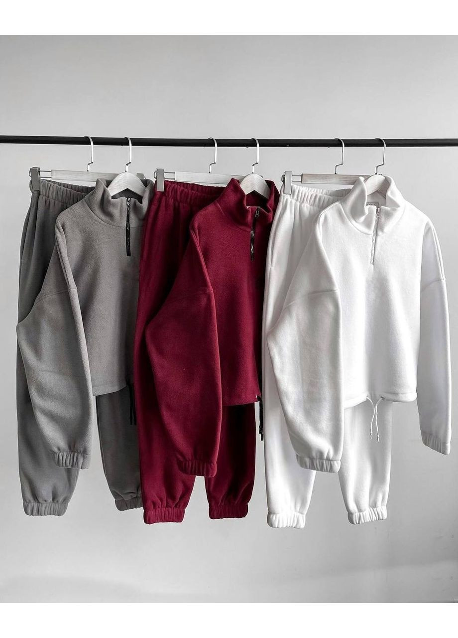 Теплый и удобный костюм, оверсайз, мягкий флис кофта и брюки. Україна (362941643)