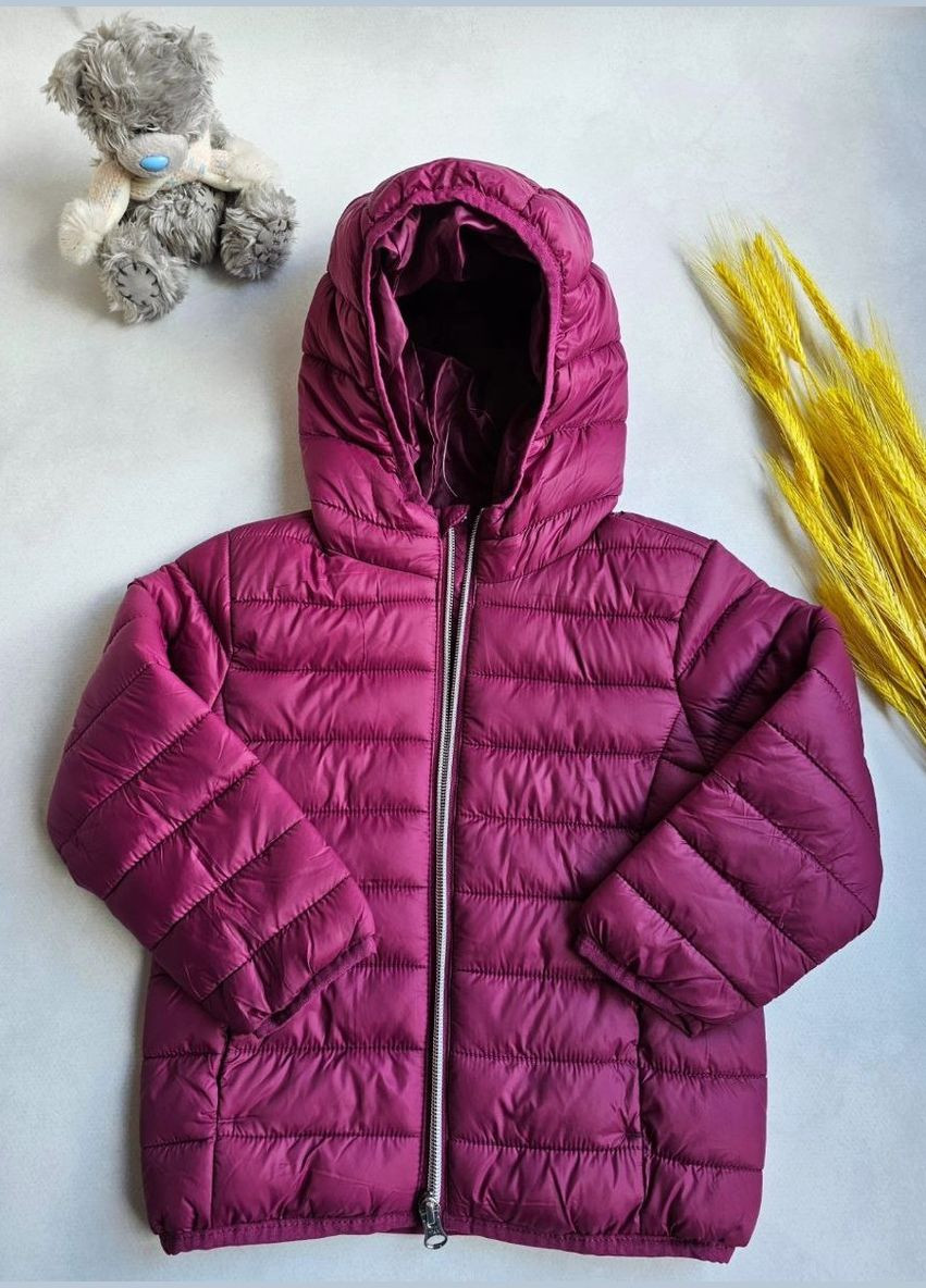 Рожева демісезонна дитяча куртка демі для дівчаток Lupilu Куртка