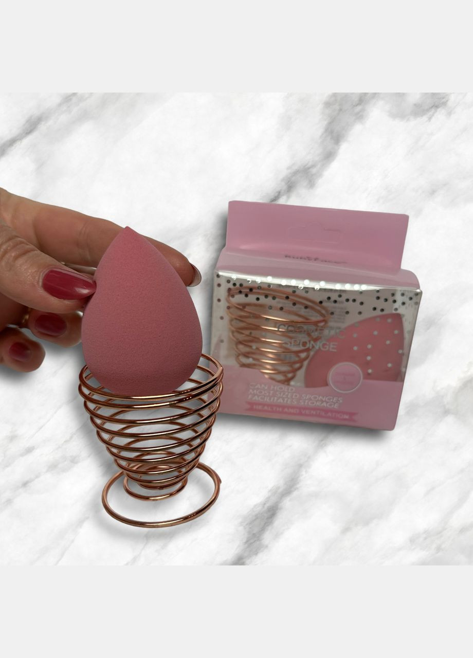 Спонж для макіяжу на металевій підставці No Brand (302490841)