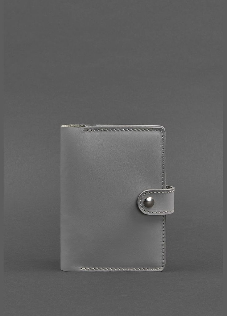 Кожаная обложка для паспорта 3.0 серая (A-027404) BlankNote (329186690)