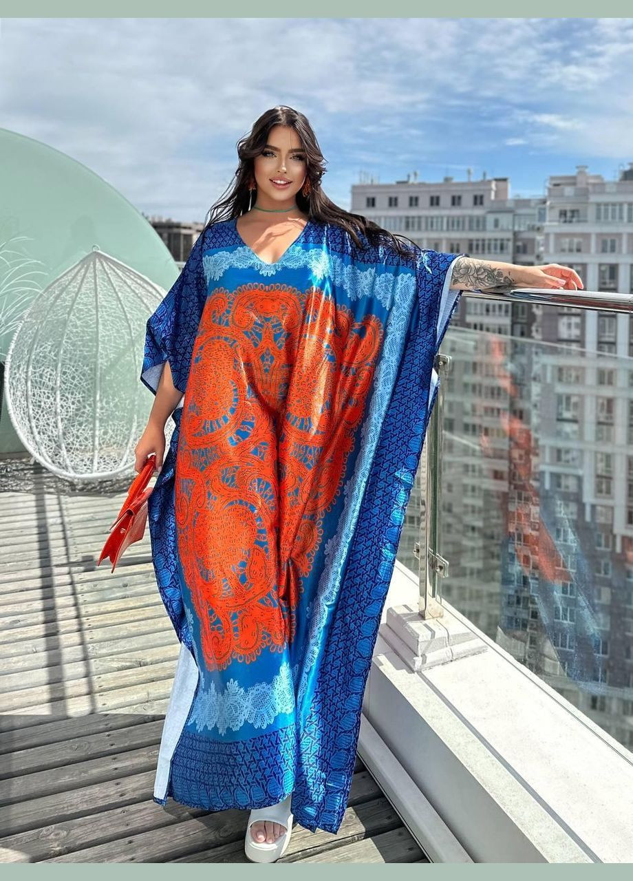 Жіноча пляжна туніка-сукня 651 No Brand oversize (298289513)