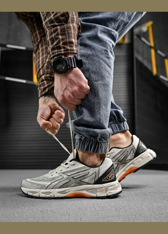 Бежевые летние мужские кроссовки gel beige No Brand