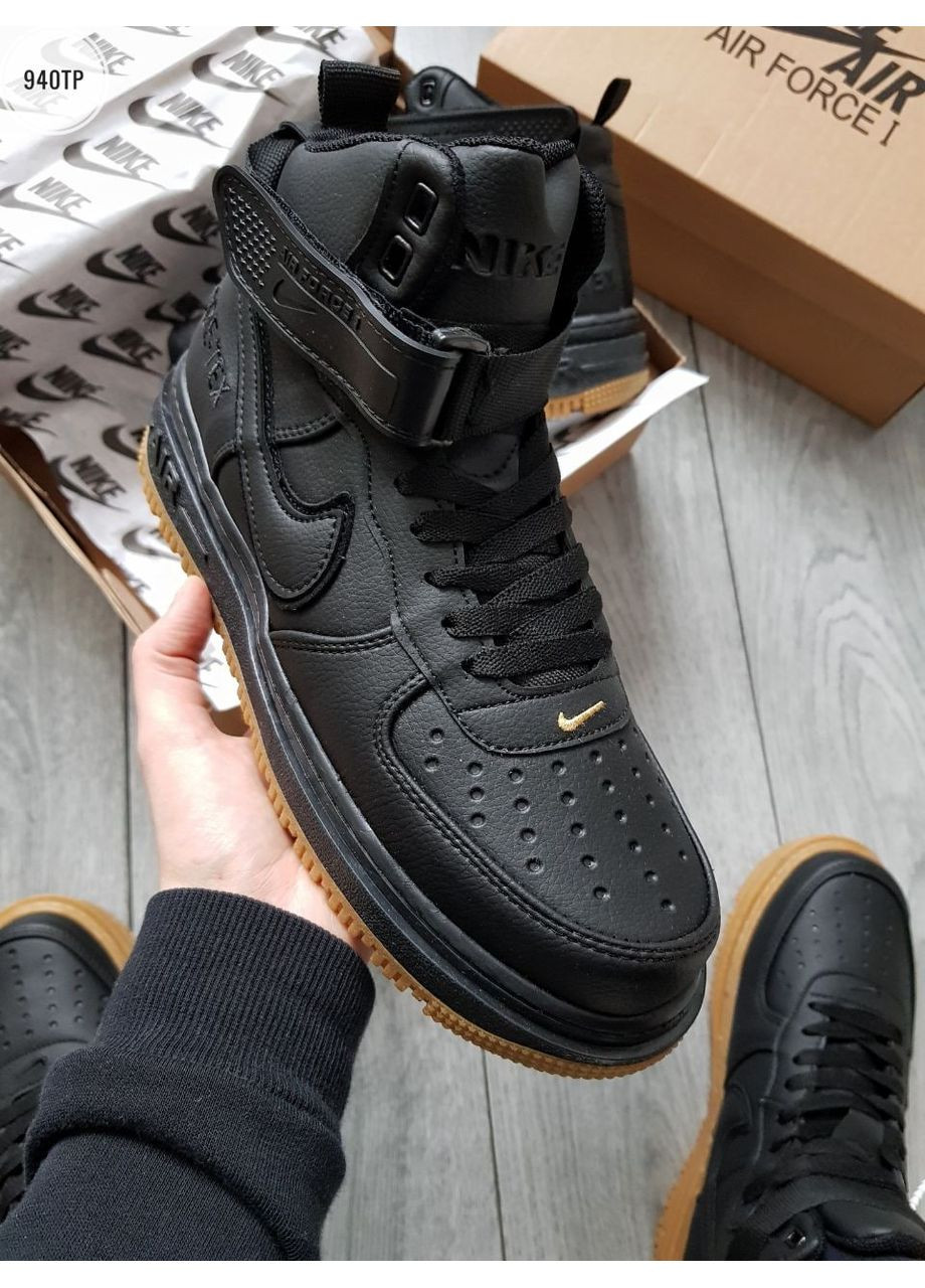 Комбіновані Осінні кросівки чоловічі nike air force 1 gore-tex найк аір форс 1 преміум No Brand